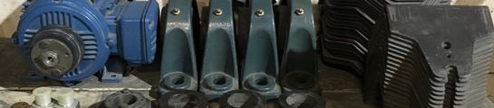 Assorted replacement conveyor parts supplied by Remcon